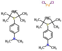 双(4-二甲氨基苯基二叔丁基膦)二氯化钯(II)