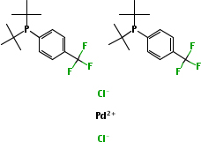 Bis[di-(tert-butyl)(4-trifluoromethylphenyl)phosphine]palladium(II) chloride