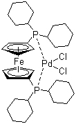 1,1′-双(二-环己基膦基)二茂铁二氯化钯