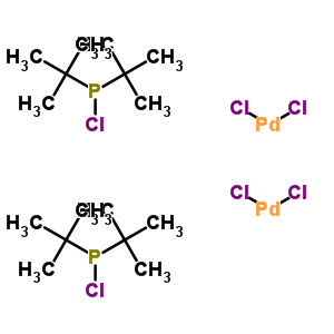 di-tert-butylphosphinous chloride - dichloropalladium (1:1)