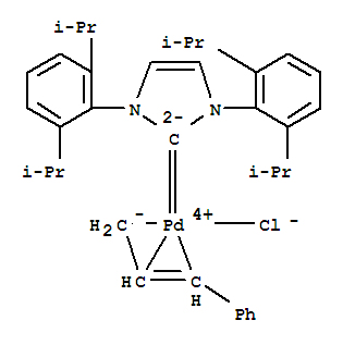 [1,3-双(2,6-二异丙基苯基)咪唑-2-亚基][3-苯基丙烯基]氯化钯