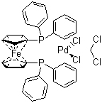 1,1'-Bis(diphenylphosphino)ferrocene-palladium(II)dichloride dichloromethane complex