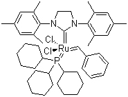 Tricyclohexylphosphine[1,3-bis(2,4,6-trimethylphenyl)-4,5-dihydroimidazol-2-ylidene][benzylidene]rut